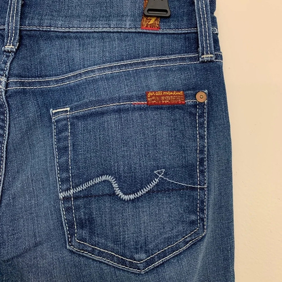 7 For All Mankind Women's Straight Leg Jean - Picture 3 of 8